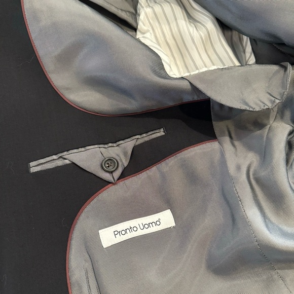 Pronto Uomo Black Suit Jacket - Picture 9 of 11